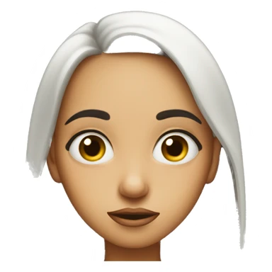 Clean girl rolling her eyes  sticker