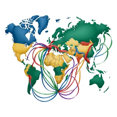 spread of fake news around the world sticker