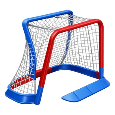 ice hockey goal field (#00A3E0) and red (#F9423A) sticker