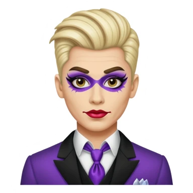 drag king fabulous makeup sticker