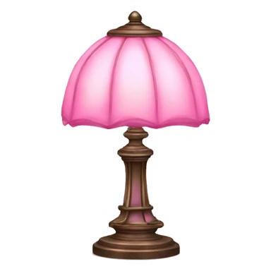 Pink Tiffany lamp sticker