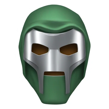 Doctor-doom with silver mask  sticker