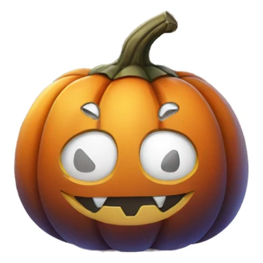 cute halloween pumpkin sticker
