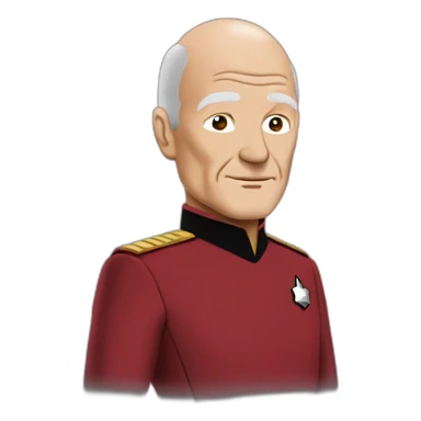 captain picard sticker