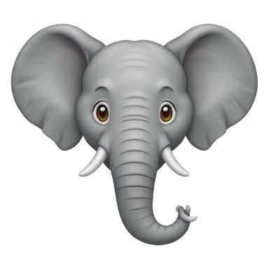Elephant with body sticker
