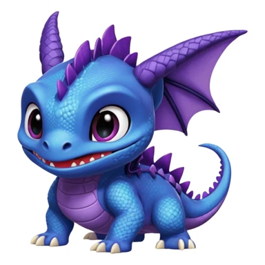 Spyro-Toothless-Stitch-Pokémon-Fakémon-creature-hybrid sticker