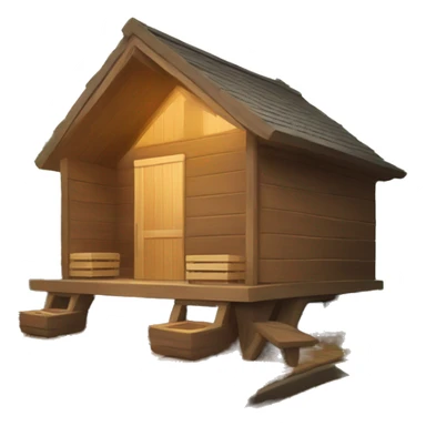 Sauna, forest, relaxation sticker