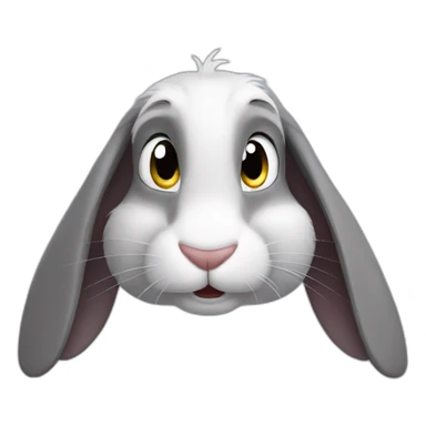 Rabbit from the cartoon secrets of pets sticker