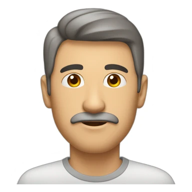 Hombre-enfadado-mediana-edad-vagabundo-calvo-cicatriz-en-cabeza sticker