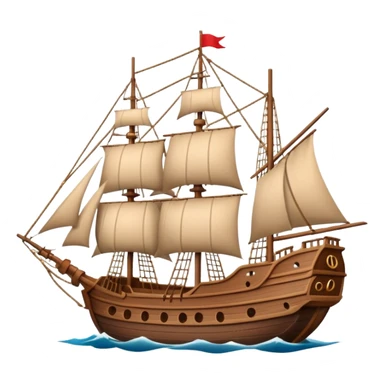 Santa Maria ship sticker