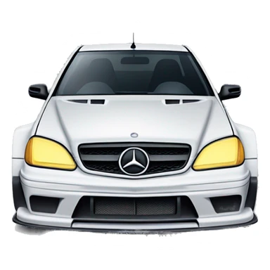 Mercedes evo 2 car amg tunning sticker