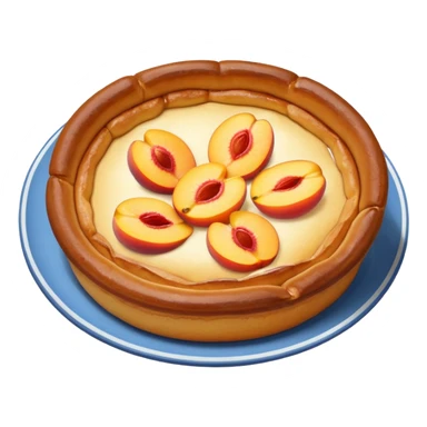 peach dutch baby sticker