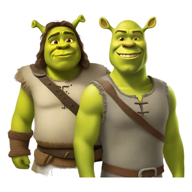 Shrek with donkey sticker