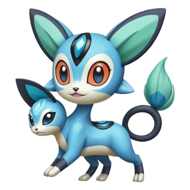 Meloetta-Dewott-Nargacuga-Pokémon-Fakémon-creature sticker