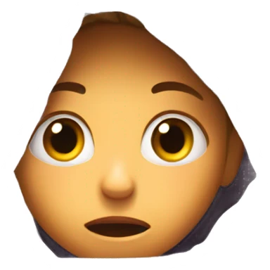 Girl scared hiding under the covers sticker