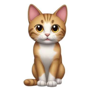 Cat with high heels  sticker