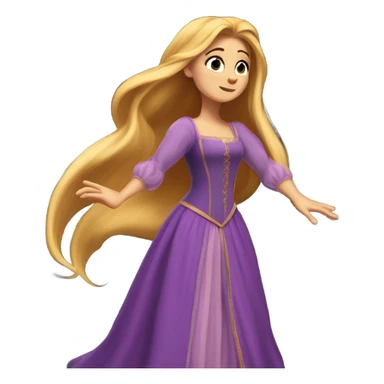 Rapunzel tangled sticker