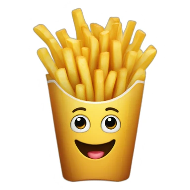 happy-frenchfries sticker
