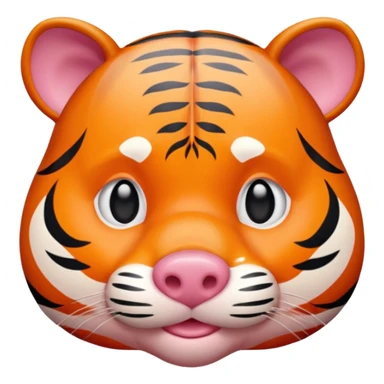 tiger and piggy sticker