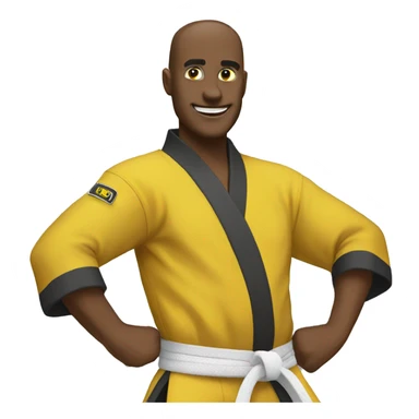 Karare yellow belt sticker