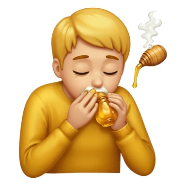 Vomit emoji vomiting honey sticker