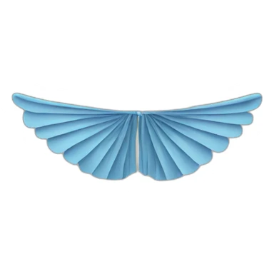 Folding Wing Clothes sticker