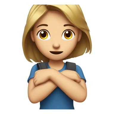 A girl desperate because the train is late sticker