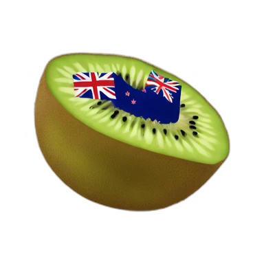 New Zealand made kiwi sticker