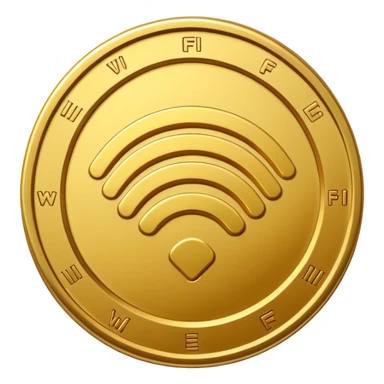 wifi money coin  sticker