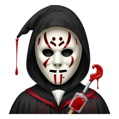 ghostface from scream sticker