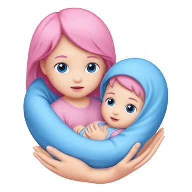 Symbol "Baby gender, girl or boy."
 sticker