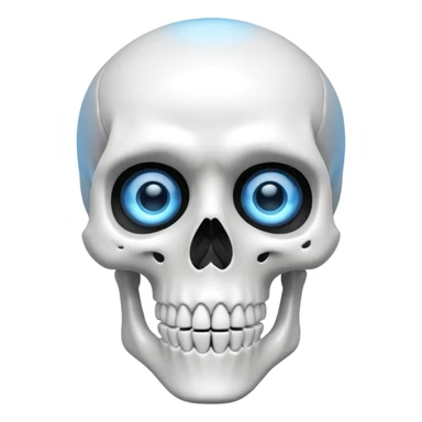 Gojo skeleton sticker