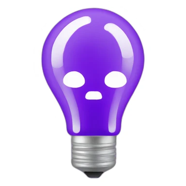 bulb but in figma colors sticker