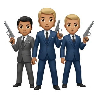 team of gangsters sticker