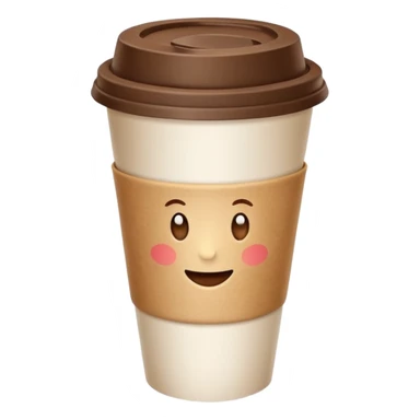 Takeaway coffee sticker