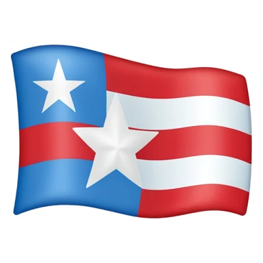 🇵🇷 to light blue where the star is located sticker
