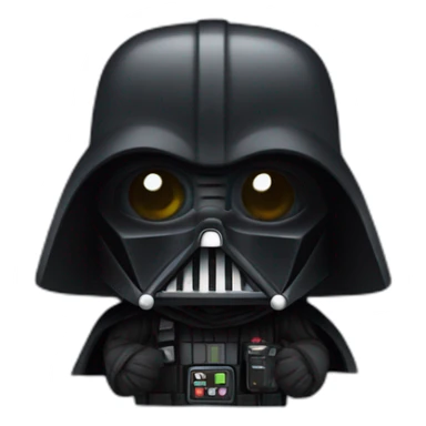 Dark vador au téléphone sticker