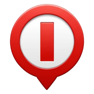 Red warning, attention alert, red circle or triangle with white exclamation mark, bold, high contrast, flat style. sticker