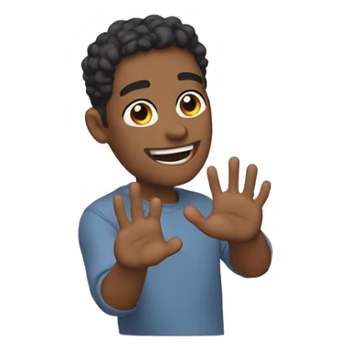 🤷🏻‍♀️ con las manos hacia atras sticker