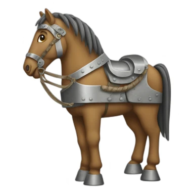 trojan horse sticker