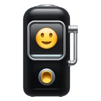 Black gacha machine sticker