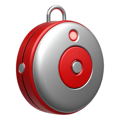 Personal fall detection alarm sticker