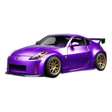 350z drift tuning purpel sticker