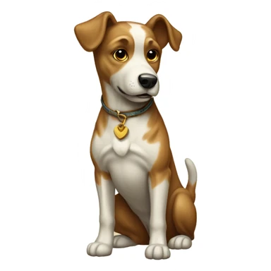 Vintage dog full body  sticker