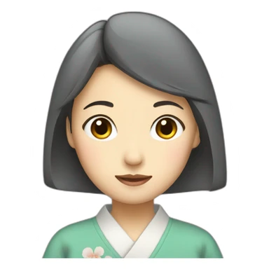 japanese woman sticker