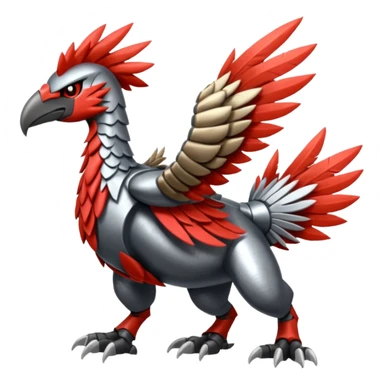 Skarmory-Yveltal-Rhyperior-Herdier-fusion (full body) sticker