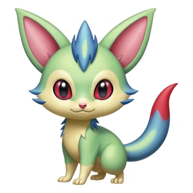 Sneasel-Furret-Celebi-fusion sticker