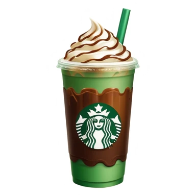 Starbucks iced coffee with Dubai chivalry bar with green filling and burn Khalifa  sticker