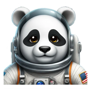 Astronaut Panda sticker