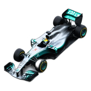 Mercedes f1 cars sticker